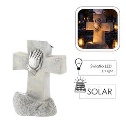 Figúra kameňa modlitby s LED osvetlením 10 x 7 x 13 cm