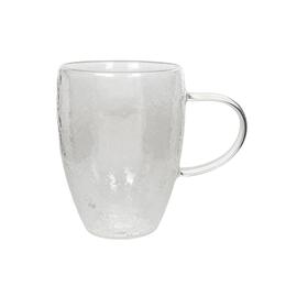 Sada 2 sklenených pohárov 'Frost' s dvojitou stenou a uchom 340 ml