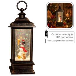 Vianočný LED lampáš 27 x 10,5 x 10,5 cm - mix vzorov