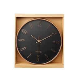 Elegantné čierne závesné hodiny 30,5 cm