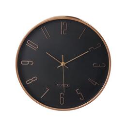Elegantné čierne závesné hodiny 30,5 cm