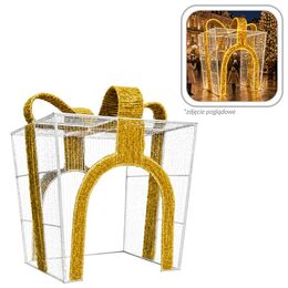 3D vianočná dekorácia - LED darček 3,5 m