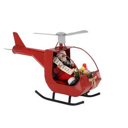 Mikuláš v helikoptére s LED melódiou