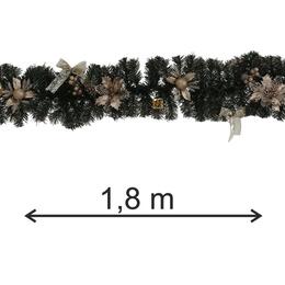 Vianočná girlanda šampanské 180 cm