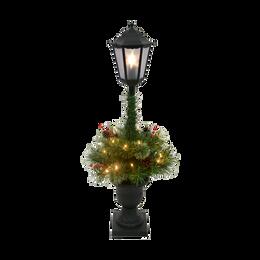 Vianočná LED lampa s dekoráciou 90 cm