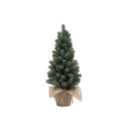 Umelý vianočný stromček 55 cm s čiernym kvetináčom