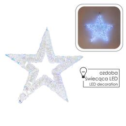 Vianočná LED hviezda 58 cm - Osvetlenie pre sviatočnú atmosféru
