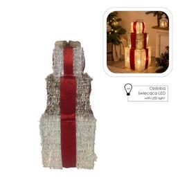 Vianočná LED dekorácia s darčekmi 37 cm