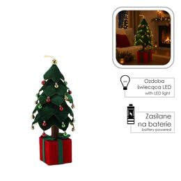 Vianočná ozdoba - Zelená jedlička s LED osvetlením 70 cm