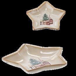 Porcelánový tanier 'Winter Coffee' 24x25 cm