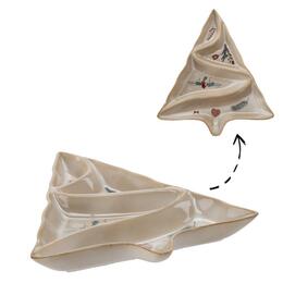 Porcelánový tanier 'Zimná káva' 29,3 x 33,2 cm