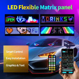 RGB LED panel MATRIX 29,5 x 145 cm s Bluetooth