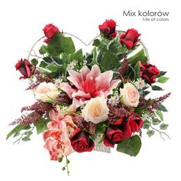 Kvetinová väzba č. 9 - Šírka 60 cm, Výška 53 cm