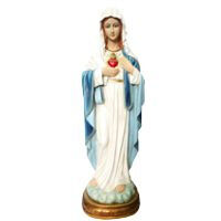 Figura srdca Márie 120 cm s sklenenými očami