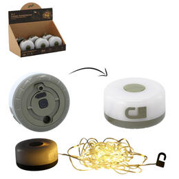 Stanová lampa s LED reťazcom 3W, 8 m, USB-C