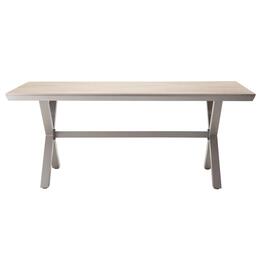 Hliníkový záhradný stôl s Polywood doskou 180 x 100 x 75 cm - béžový