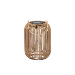 Hnedý solárny lampión 24 cm
