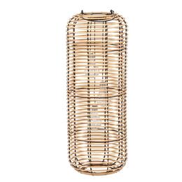 Hnedý solárny lampión 62 cm