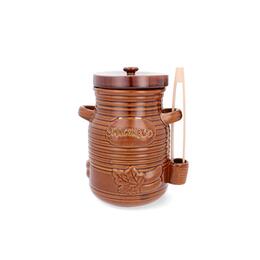 Keramická nádoba na uhorky s medovými špetkami, 1,5l