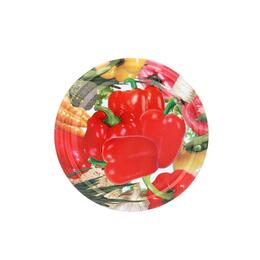 Viečko na poháre 66 mm pre konzervovanie zeleniny - 1100 paprika