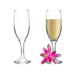 Sada 6 elegantných pohárov na šampanské Misket 190 ml