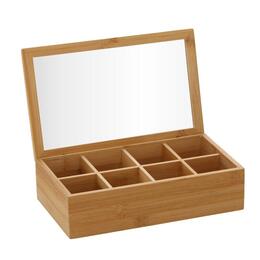 Elegantná skrinka na čaj s 8 priehľadmi