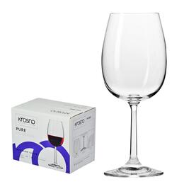 Sada 6 ks elegantných pohárov na červené víno Pure 390 ml
