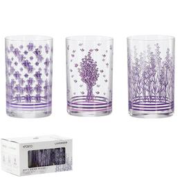 Sada 6 ks skleníc Lavender Collection 250 ml