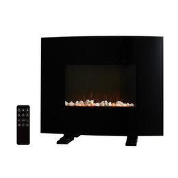 Moderný nástenný a stojanový elektrický krb s efektom plameňa - 61 x 13,5 x 48 cm - 1000/2000W