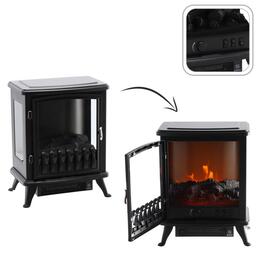Elektrický krb s realistickou imitáciou plameňa - 900/1800W