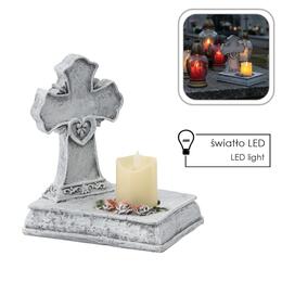 Figúra kríž s LED sviečkou