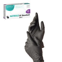 Čierne nitrilové rukavice veľkosť XL - 100 ks