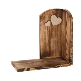Elegantný podstavec pod sviečku opálený