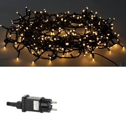 LED svetlá 1000L teplá biela so studeným blikaním, dĺžka 3 + 50 m
