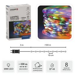 Multikolor LED svetlá na cievke 1000L, dĺžka 103 m
