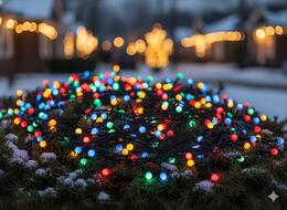 Multikolorové LED guľôčky 200L, dĺžka 3 + 16 m