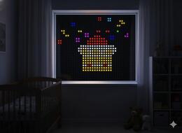 Smart LED záves 400L multikolor s diaľkovým ovládačom