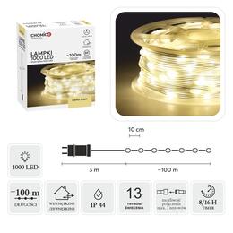 LED mikro svetlá na cievke 1000L teplá biela, dĺžka 100 m
