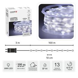LED mikro lampy na špuli 1000L, zimná biela, dĺžka 100 m + 3 m