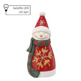 Vianočná figúrka Snehuliaka so snežienkou LED