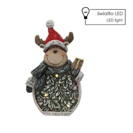 Vianočná figúrka jelena s LED lístkami 38,5 cm