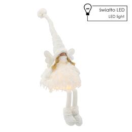 Anjelik s visiacimi nôžkami a LED osvetlením 60 cm