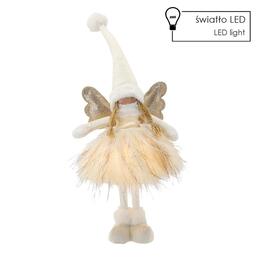 Stojaci anjelik s LED osvetlením 50 cm