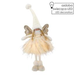 Stojaci anjelik s LED osvetlením 50 cm
