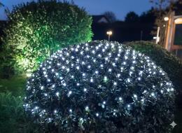 LED závesná sieť 256L studená biela 2 x 2 m