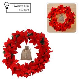 Vianočná hviezda Betlehemská 40 cm s LED osvetlením