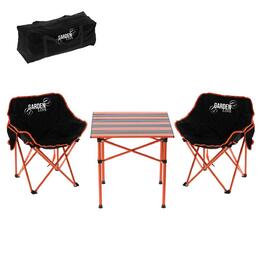 Turistický set: stôl a 2 stoličky na kempovanie