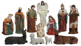 Sada 12 figurín Božích narodenín, 80 cm