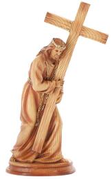Figúra Ježiša s krížom 31,5 cm - polyrezin