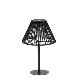 Čierny solárny lampión 33 cm LED